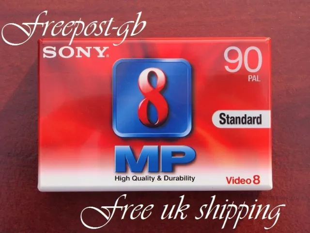 A SONY P5-90 MP VIDEO 8mm & Hi8 CAMCORDER TAPE / CASSETTE - NEW SEALED