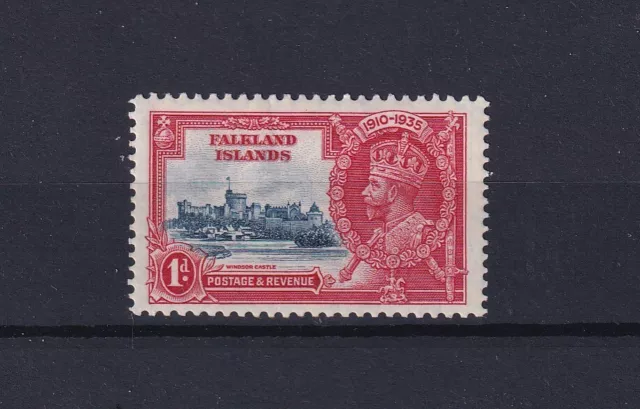 Falkland Isles. 1935 Jubilee Var. 1d "Flag on R/H Turret ", SG 139d. VFM. £450.