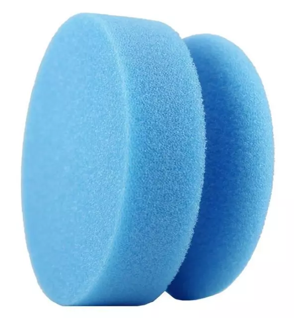 CLEANOFANT Polier MAUS BLAU medium 1 Stück Puck Hand Applikations Polierschwamm