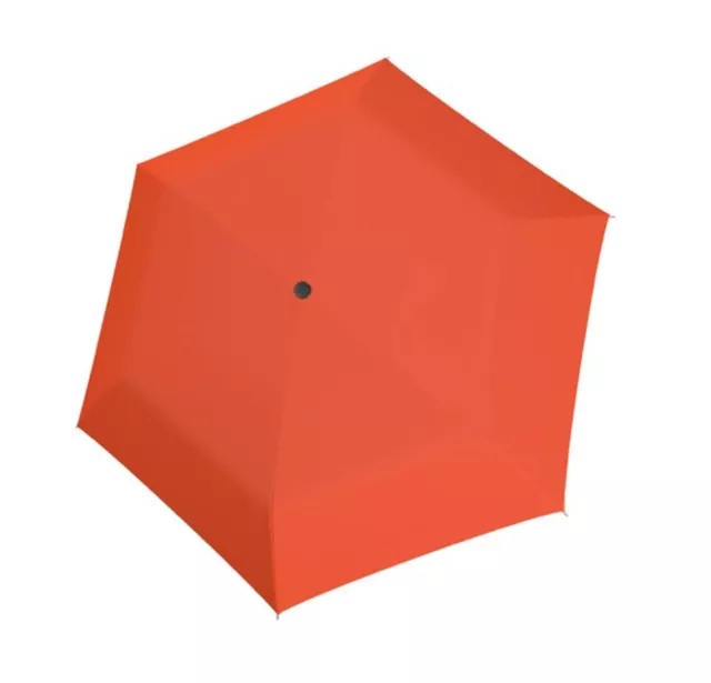 doppler Carbonsteel Mini Slim Seasonal Regenschirm Vibrant Orange Orange