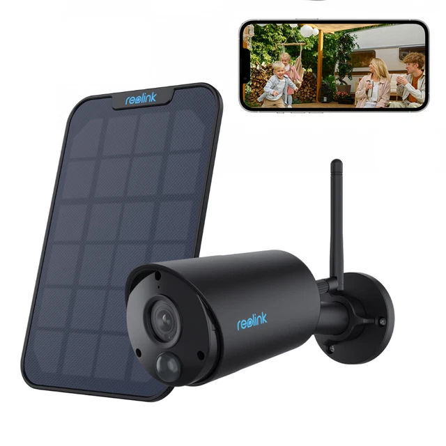 REOLINK BATTERY SOLAR Wireless WiFi Security Camera Outdoor 3MP 2Way