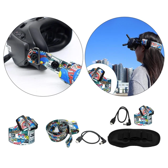 Bandeau De Protection Confort Pour Lunettes DJI N3 – Sangle Ergonomique Ultra Légère Anti-Pression