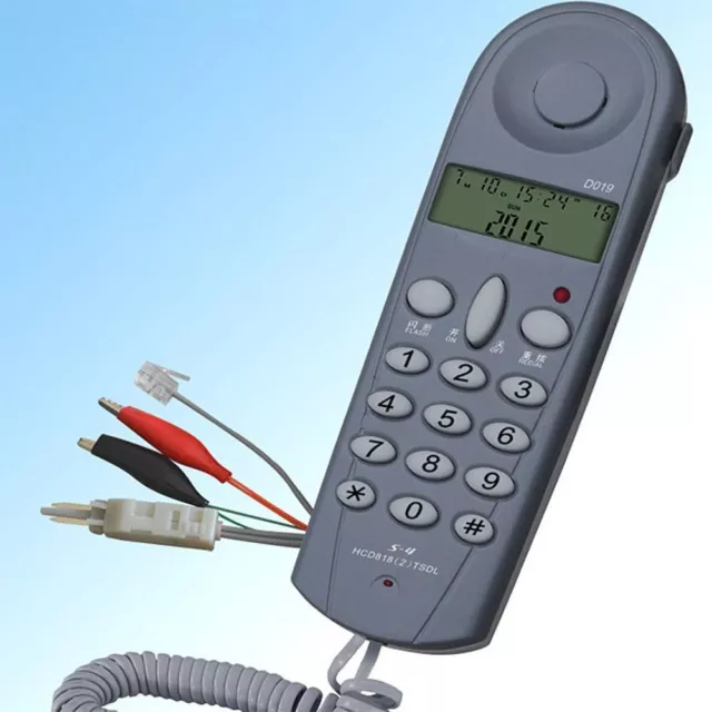 Grau Telefon-Butt-Test tester  Lineman Kabel  Linien fehler