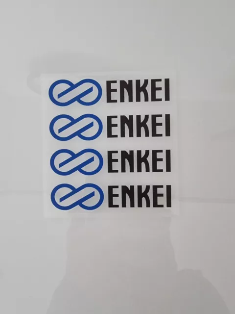 Enkei Aufkleber Logo Mitsubishi Lancer Evolution EVO Felgen Wheels Sticker 7 8 9 2