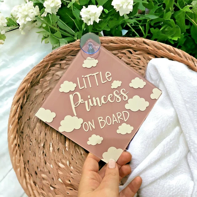 Baby Bordschild, Autosaugschild, Kinder an Bord, neues Babygeschenk, Acryl