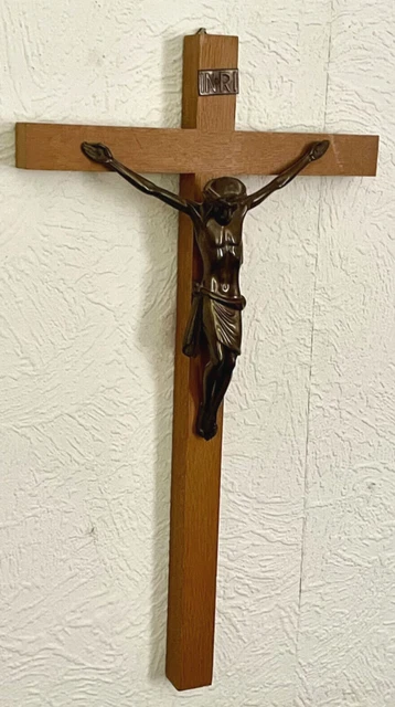 Jesus Christus OKSQW Wandkreuz Aus Holz, Christlich Produktbild-Vorschau 4