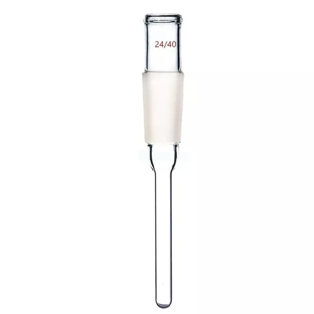 24/40 Glass Thermometer Adapter Size100mm Stem Tube Lab Glassware