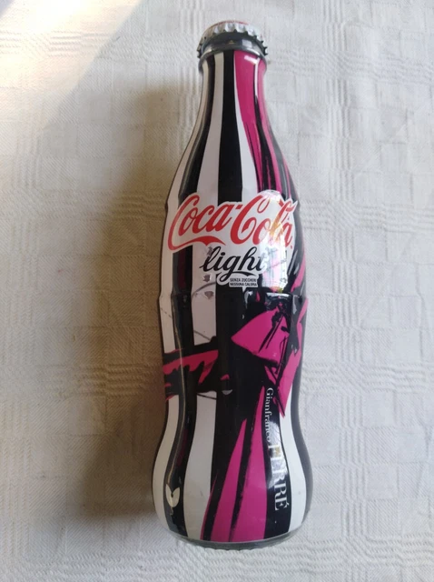 COCA COLA Bottiglia 250 ml VUOTA da collezione GIANFRANCO FERRE'