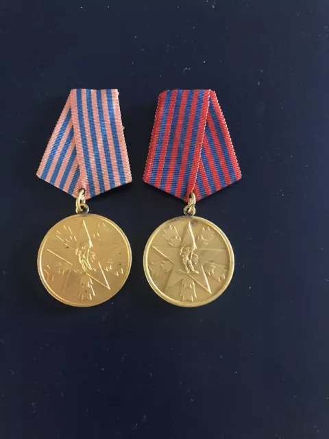 Orden Auszeichnung Medaille Jugoslawien 2x Medalja zasluge za narod *RAR****