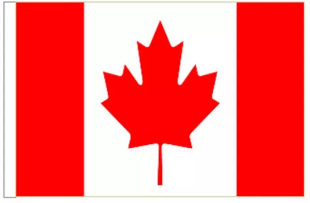 Canada Sleeved Courtesy Flag ideal for Boats 45cm x 30cm