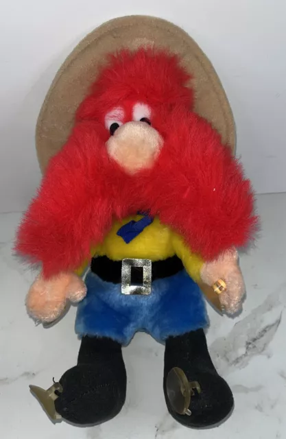 Vintage Yosemite Sam Warner Bros Mighty Star Plush Suction Cups Looney Tunes