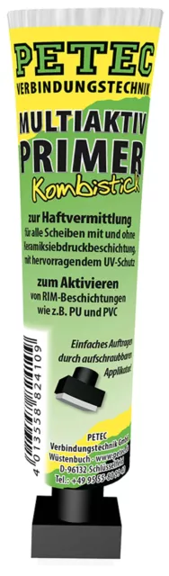 2 x Petec Multiaktiv Primer Kombistick 10ml 82410 Haftvermittler Scheibenkleber 2