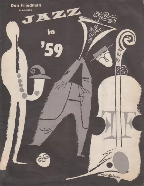 Jazz In '59 Vintage Music Art Poster - 0519