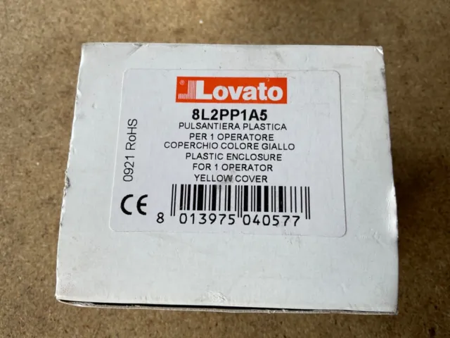 Lovato 8L2PP1A5 Scatola contenitore con pulsante singolo
