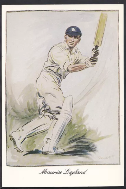 Sports Postcard - Cricket - Maurice Leyland, Yorkshire & England  A8038