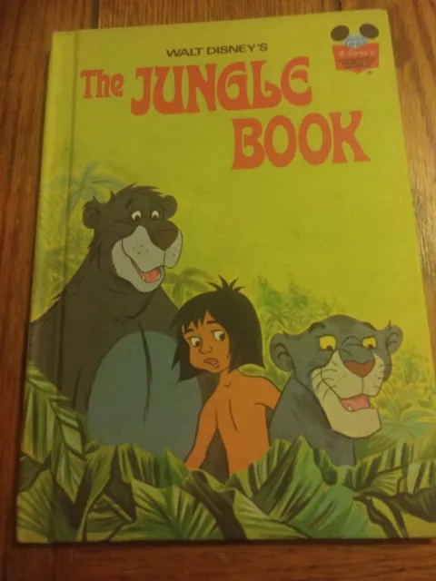 Vintage Hardcover book Walt Disney's The Jungle Book 1974