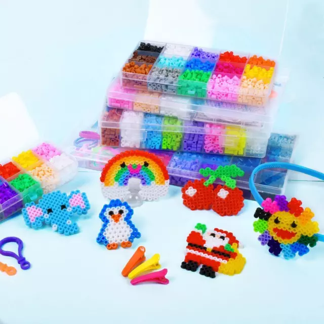 Hama Beads DIY Art Craft with Board Fuse Beads Kit Melty Fusion