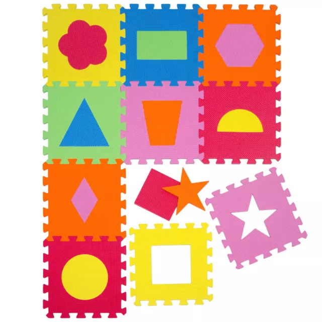 LittleTom Tapis de Jeu Doux pour Bébé Dalles Puzzle en Mousse Enfants Symboles