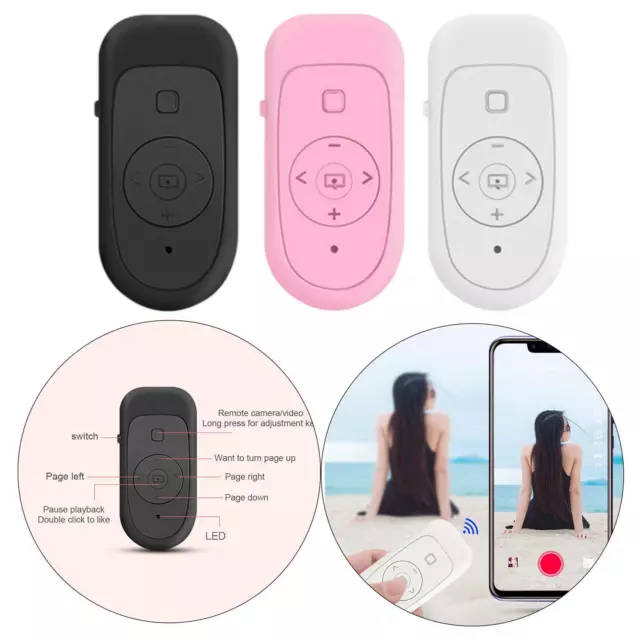 Bluetooth Remote Control Easy to Carry for Phone Gifts Taking Photos Kids