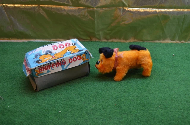 Jouet Mécanique Ancien - Chien Cuki En Tôle - Collectionneur - France