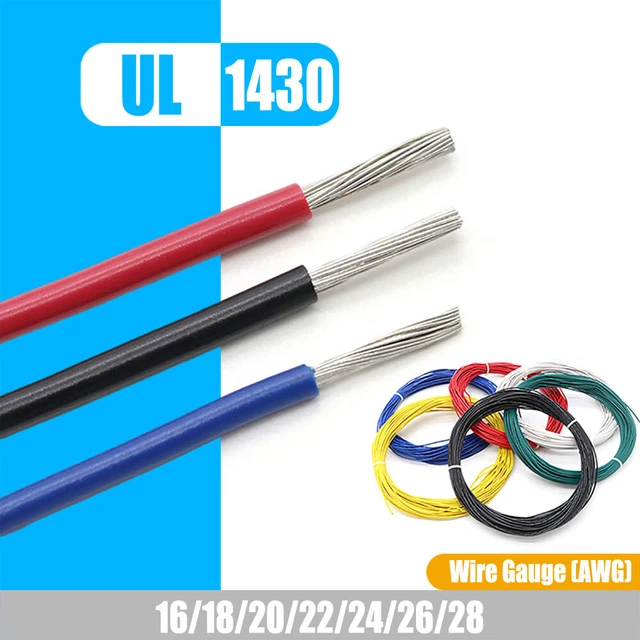 UL 1430 Tinned Copper Radiation Crosslinked Wire 105℃ 300V Automotive Cabling
