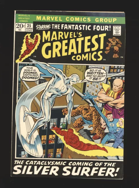 Marvel’s Greatest Comics # 35 - Reprint FF 48 1st Silver Surfer Fine+ Cond.