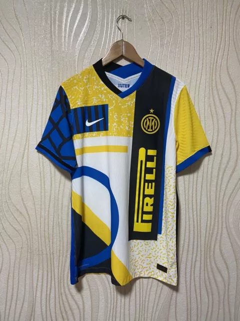 INTER MILAN 2021 2022 FOURT SHIRT JERSEY NIKE CV8408-101 sz L MEN VAPORKNIT