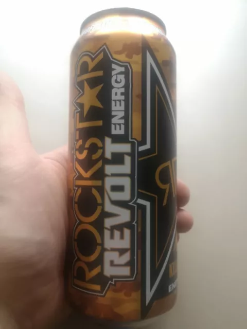 ENERGY DRINK, Rockstar Revolt Killer Ginger 1 volle Dose 500ml