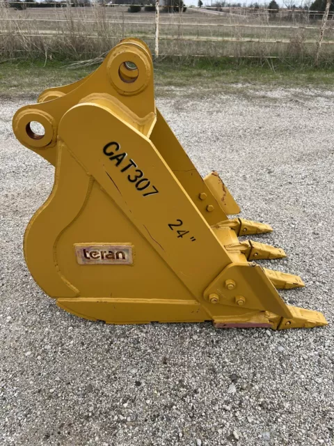 Teran Emaq 24” Excavator Bucket CAT 307 308 D E New Unused Free Shipping