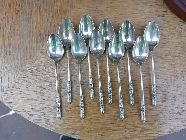 Cucharas de Café Mangos Para El Rusa de Plata -chapado Boulenger Plata Silber