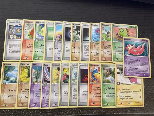 Lot 23 Cartes Pokémon Bloc Ex Forces Cachées Occasion