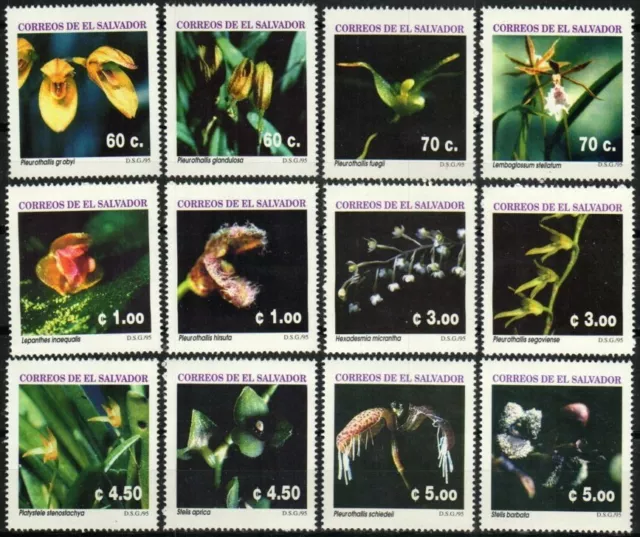 Salvador, El Stamp 1408-1419  - Orchids