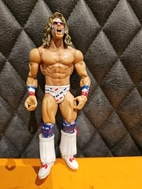 2011 Ultimate Warrior WWE 7" Loose Action Figure Red/White/Blue Mattel 2011