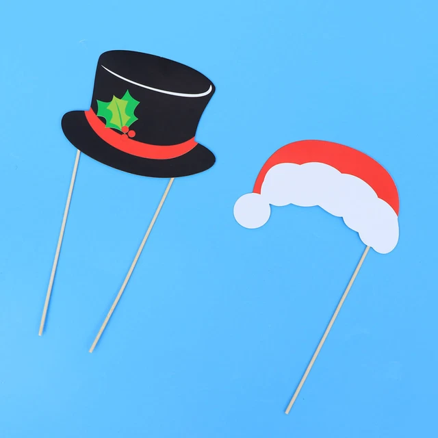 20 piezas de accesorios de maquillaje navideño para gafas de sol navideñas de cabina