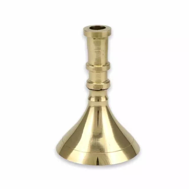 Small Brass Candle Holder for Thin Candles - Mini Brass Candlestick, Tiny  Stand