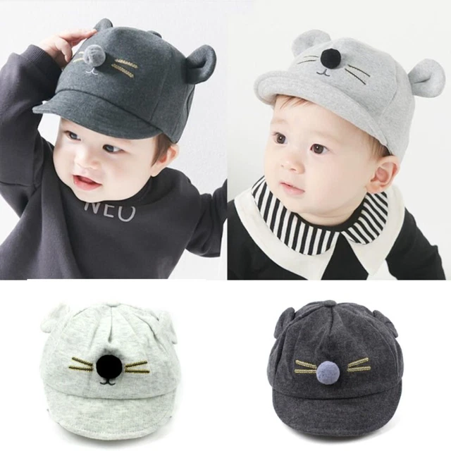 Cappello da baseball cotone baby boy 2 colori berretto neonato primavera