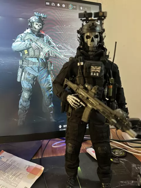 SDCC 2023 Exclusive 6.5-inch Call of Duty Modern Warfare: Ghost (Last  Breath) Lt. Simon Ghost Riley Action Figure from Jazwares