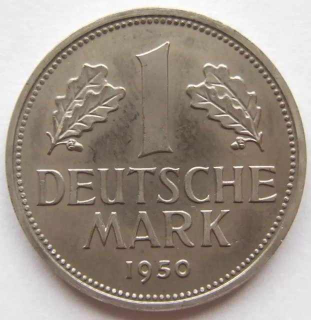 Moneta Rfg 1 Tedesco Marchi 1950 D IN Proof