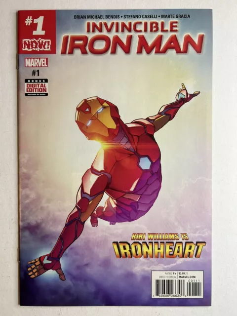 Invincible Iron Man #1 | NM | Riri Williams | Animax, Tony Stark (A.I.) Marvel