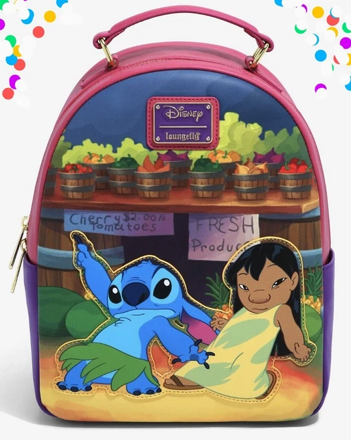 LOUNGEFLY DISNEY LILO & Stitch Hula Mini Backpack BoxLunch Exclusive