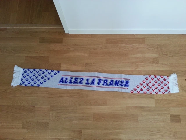 Vintage Soccer Scarf Allez France 98 1998 World Cup Coupe de Vintage Soccer Scarf Allez France 98 1998 World Cup Coupe de