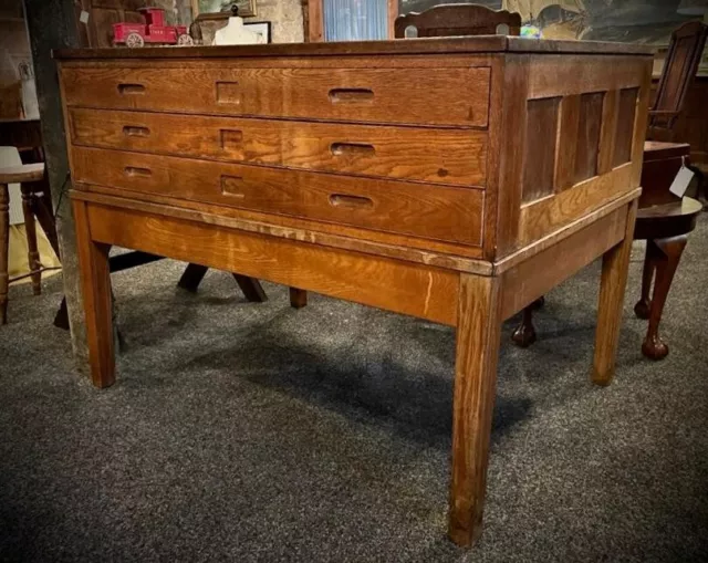 1930s Document Cabinet on Stand