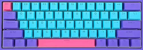 61 Mini Hot-Swappable Wired 60% Mechanical Gaming Keyboard,RGB Cherry MX Swit...