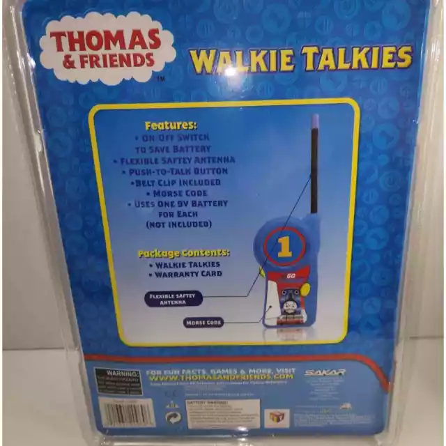 Thomas The Train & Friends Walkie Talkies Set Pair Morse Code Sealed 2013 2