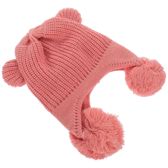 Baby-Wintermütze, niedliche Wintermütze, warme Mütze für Kinder, Strickmütze,