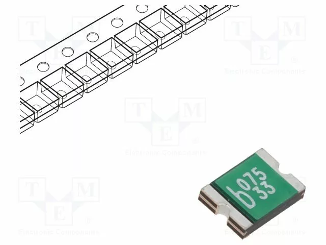 Sécurité: Ptc Polymère Geh : 1812 750mA Imax: 40A 0ZCG 0ZCG0075BF2B Smd-Polymer