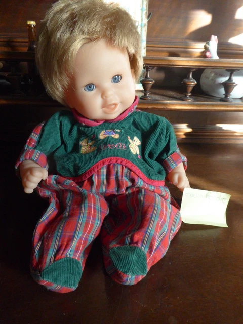 Poupée Corolle Mini Câlin Turquoise Vintage 1997 - 20 Cm - Corps Souple - Garçon - NEUF