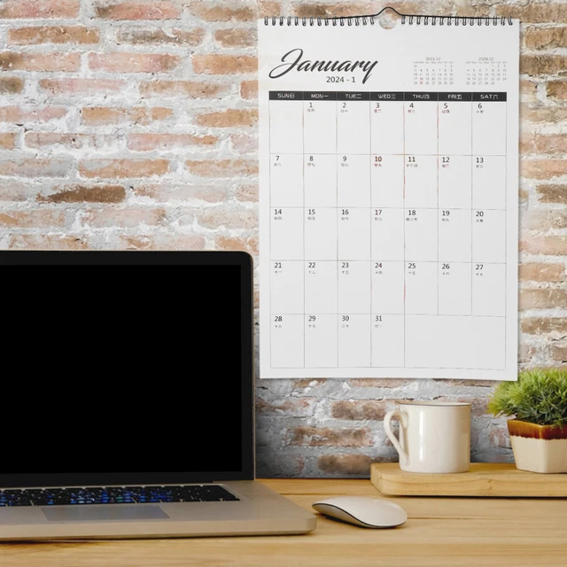 Monatskalender, Feiertags-Wandkalender, Termin-Hängekalender für Zuhause