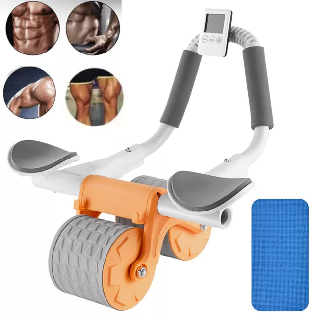 AB Roller Automatic Rebound Abdominal Wheel Anti Slip Fitness Training Equipment