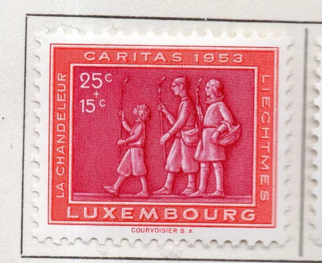 Luxembourg 1953 Early Issue Fine Mint Hinged 25c. NW-97223